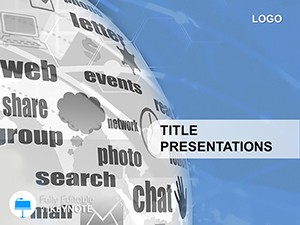 Web Portal Keynote Template - Professional Presentation Download