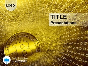 Money Bitcoin Keynote templates