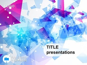 Colorful Plastic Keynote Templates
