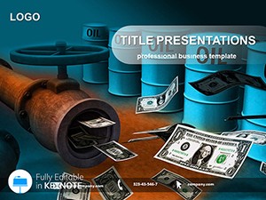 Money and Oil Keynote Templates for Presentation