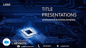 Chip Technology Keynote templates Themes