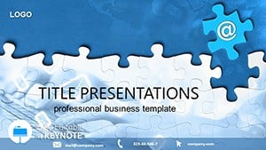 Puzzle Email Keynote Templates - Themes