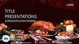 Thanksgiving Day Food Keynote templates Themes