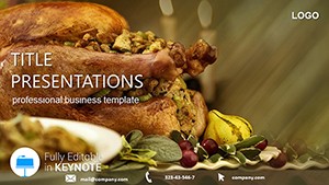 Thanksgiving Turkey Keynote templates Themes