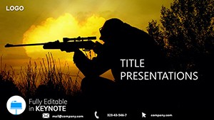 Shooter War Keynote templates
