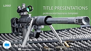 Sniper Weapon System Keynote themes - Template