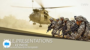 Helicopter Gunships and Soldiers Keynote Themes