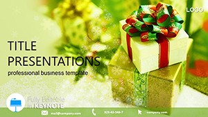 Christmas Gift for Children Keynote Templates