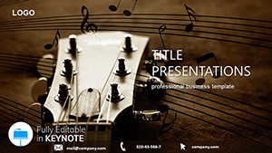 Tuning Your Guitar Keynote Templates - Themes