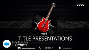 Recording Guitar Keynote Templates - Themes