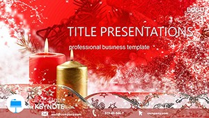 Christmas Decorations Design Keynote Templates - Themes