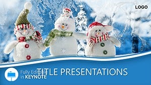 Three Snowmen Keynote Templates - Themes