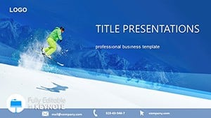 Professional Skier Keynote Templates
