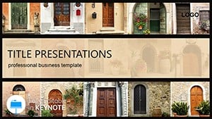 Entrance Doors Keynote Templates | Keynote Themes