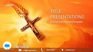 Religion Cross Keynote themes - Templates