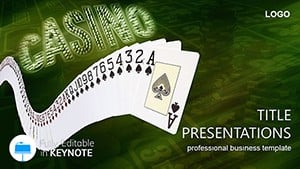 Casino Card Game Keynote templates