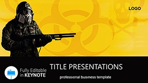 Chemical Weapon Keynote Template - Download Editable Presentation