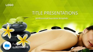 Stone Massage Keynote Template: Design Presentation