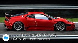 Speed Concept Car Keynote templates