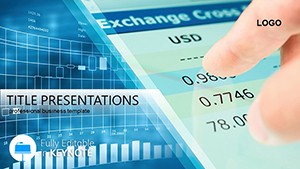 Forex Exchange Keynote Template - Infographic Charts and Diagrams