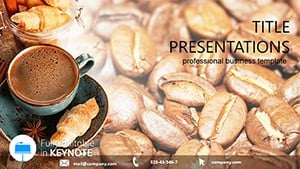 Cup of Coffee for Dinner Keynote themes - templates