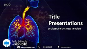 Infection of Lungs Keynote templates