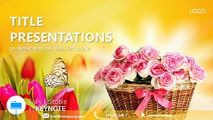 Basket of Flowers Keynote Templates - Create Stunning Presentations