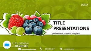 Berry Garden Keynote templates - themes