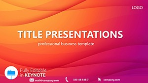 Red Firth Keynote templates - themes