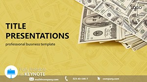 Money Bank Keynote Template: Design Presentation