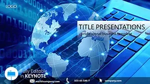 Internet Service Providers Keynote Presentation Template - Editable Download
