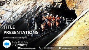 Mining Industry Keynote templates
