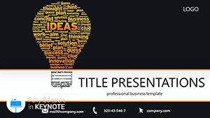 Marketing Ideas Keynote template