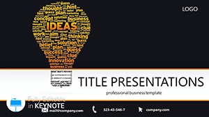 Marketing Ideas Keynote template