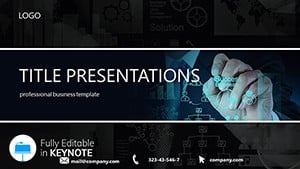 Marketing Solutions Keynote template
