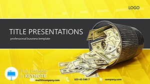 Money in Basket Keynote template