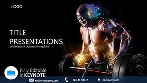 Bodybuilding Keynote Template Presentation