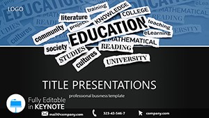 List Education Keynote template