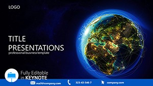Planet Earth Keynote Template: Download Presentation