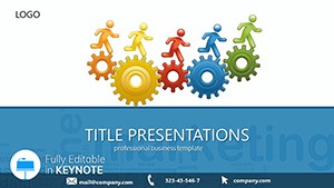 Objectives Marketing Organization Keynote templates