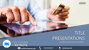 Online Shop Keynote Template Presentation
