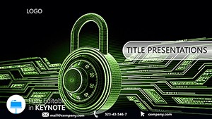 Combination Lock Keynote Template - Download Presentation