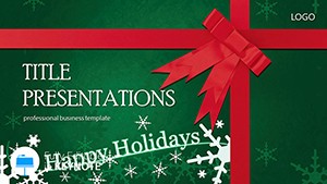 Happy Christmas Keynote template