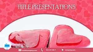 Sweets Love Keynote templates