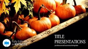 Calendar Autumn Holidays Keynote templates