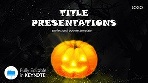 Halloween - very special day Keynote templates
