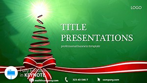 Bright Holiday Christmas Keynote Template