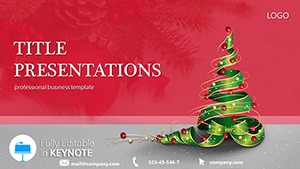 Festive Brilliance with Our Christmas Keynote Template - Download