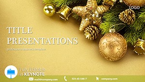 Decorate for Christmas and New Year Keynote templates