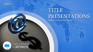 Email Newsletter Keynote template Presentation